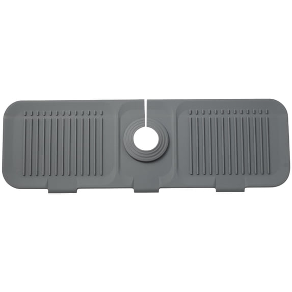 Kitchen Sink Faucet Mat, Diatomite Stone Sink Guard & Draining Tray, Fast Drying & Non-Slip, 1-Pack