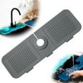 thumbnail image 1 of Kitchen Sink Faucet Mat Drip Catcher Tray – Fast Drying Diatomite Stone Sink Guard, Countertop Splash , Non Slip Draining Mat for Kitchen, Bathroom, Laundry, 1 of 3