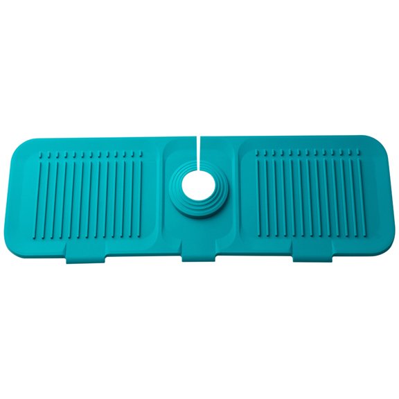 Kitchen Sink Faucet Mat and Protector Tray - Fast-Drying Diatomite Stone Sink Guard with Non-Slip Base, 44.5 x 15 cm