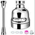 Kitchen Sink Faucet Spray Head, 360° Rotatable SplashProof Faucet