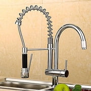 Kitchen Sink Faucet for Bar Farmhouse Commercial, Brass Kitchen Mixer Taps, Pull Down Brass Tap, Chromed Taps, Modern Faucet Kitchen Sink Faucets