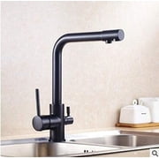 Kitchen Sink Faucet for Bar Farmhouse Commercial, Kitchen Faucets, Gold Faucet for Kitchen, Water Filter Tap, Three Way Sink Mixer Kitchen Faucet