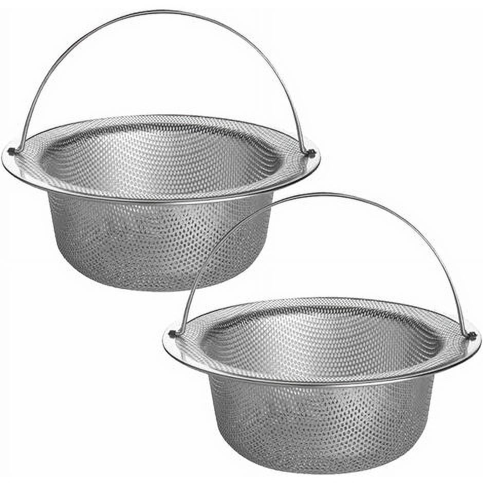 Kitchen Sink Filter, 2 Pieces Stainless Steel Sink Filter, Sink