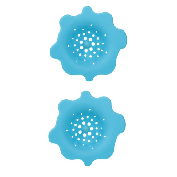 Kitchen Sink Filter - Silicone, Flexible Sink Filter, Sink Drain Filter, flower shapeblue