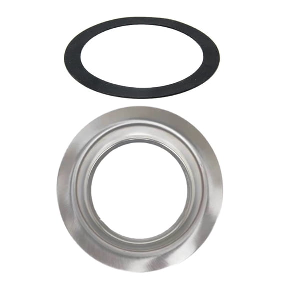 Kitchen Sink Flange Replacement Accessories Suitable for Garbage Disposal 304Stainless Steel Texture Easy Installation