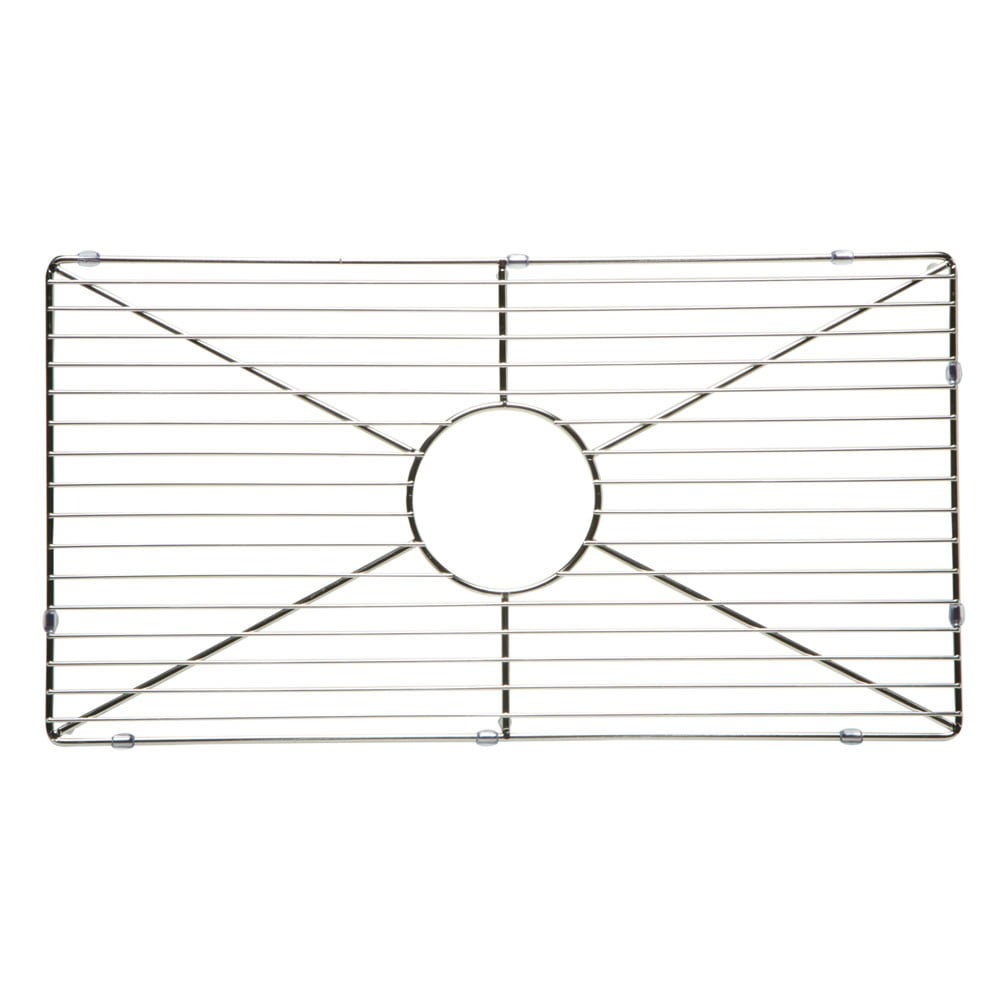 Stainless Steel Kitchen Sink Grid with Center Cutout