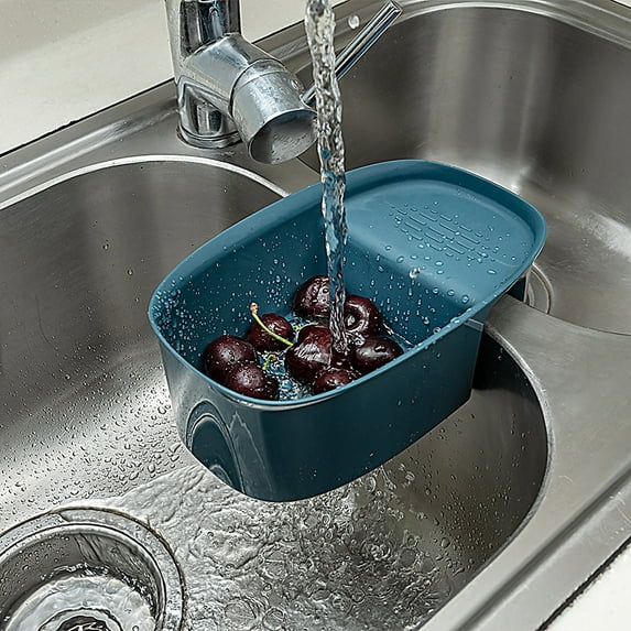 Kitchen Sink Hanging Basket Sink Corner Sponge Filters Kitchen Sink Strainer Kitchen Sink Basket Plastic Sink Colander Strainer Vegetable Drain Pipe Multipurpose
