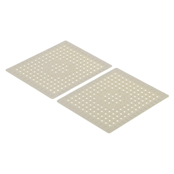 Kitchen Sink Mat 2PCS Food Grade Rubber Material NonSlip Easy To Clean Sink Protector Mat For Kitchen,Kitchen Drain Pad