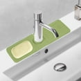 thumbnail image 1 of Kitchen Sink Mat-Faucet Splash Guard, Faucet Catcher Mat Kitchen Sink Splash Guard, Faucet Handle Drip Catcher Tray Mat, Faucet Water Catcher Mat With A Round Hole For Kitchen Sink Accessories, 1 of 7