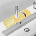 thumbnail image 1 of Kitchen Sink Mat-Faucet Splash Guard, Faucet Catcher Mat Kitchen Sink Splash Guard, Faucet Handle Drip Catcher Tray Mat, Faucet Water Catcher Mat With A Round Hole For Kitchen Sink Accessories, 1 of 7