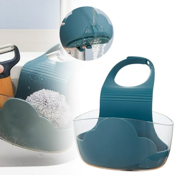 Kitchen Sink Organizer, Adjustable Dish Rack,Soap & Sponge Holder, Hanging Drain Basket for Modern Sink ,kitchen sink accessories, dish drying rack,A,1PC,