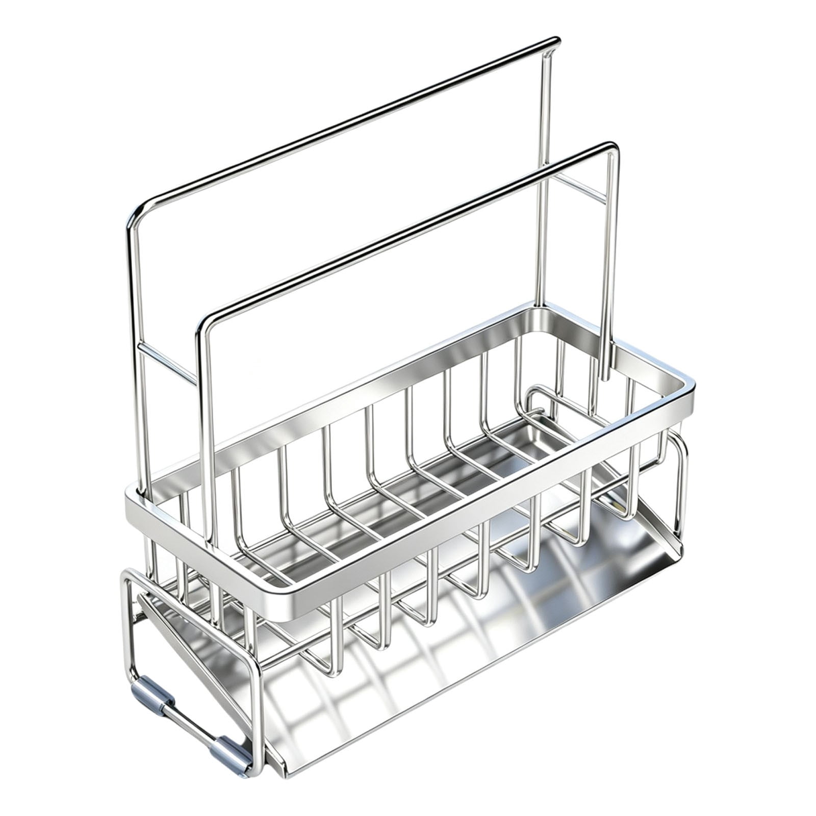 Sponge Dry Rack Kitchen Sink Organizer, Dishcloth Drying Rack and Storage Stand for ...