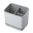 thumbnail image 1 of Kitchen Sink Organizer Multi-Function Caddy Dish Sponge Brush Holder Sinkware Drain Tray Utensil Drying Rack Storage Basket with Compartment Box for Kitchen Bathroom Dish Brush Sponge Organizer, 1 of 7
