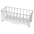 thumbnail image 1 of Kitchen Sink Organizer Shelf Storage Rack Stainless Steel With Drip Tray Rustproof Durable Sponge Holder, 1 of 8