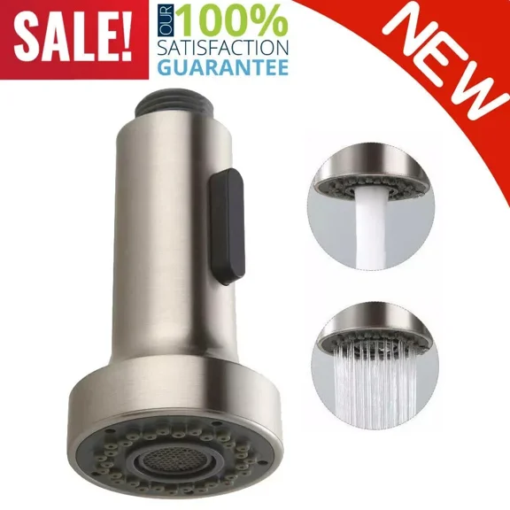 Kitchen Sink Pull-Out Faucet Sprayer /Pull Down Spray Head Replacement Brushed
