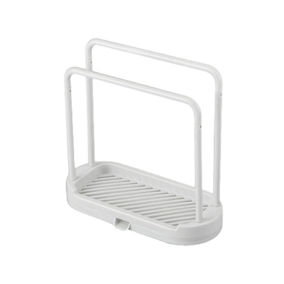 Kitchen Sink Rack Tray Organizer Stand for Sponge, Dish Cloth, Rag, Brush, Scrubber Storage and Organization