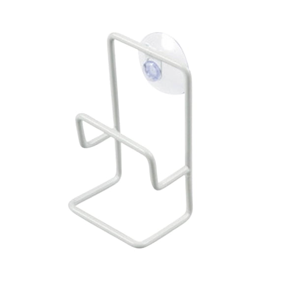 Kitchen Sink Rack for Bottom of Sink, Wrought Iron Draining Rack with Suction Cup, 12x7x5.5cm Dish Racks for Kitchen Counter