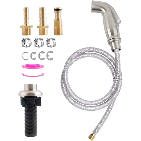 Kitchen Sink Side Sprayer with Quick Side Connector, Faucet Sprayer Attachment