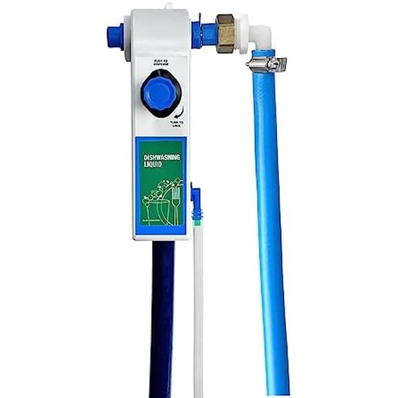 Kitchen Sink Single Proportioner, Push Button Dish Detergent Sanitizer Dispenser, Chemical Mixing System, Precision Chemical Dilution, 8362$$Beauty, Personal Care, & Hygiene