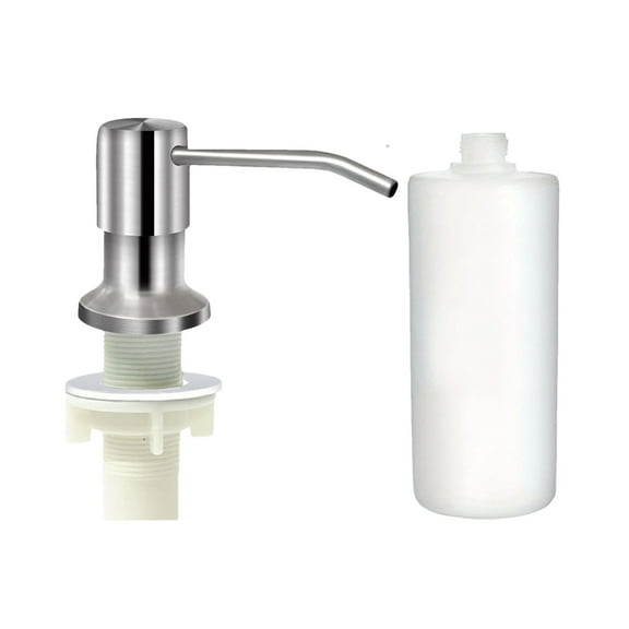 Kitchen Sink Soap Dispenser, Liquid Soap Dispenser 350Ml 500ml Bottle, Dish Soap Dispenser 360 Degrees Rotation Household Kitchen Sink Tools for Daily Dishwashing