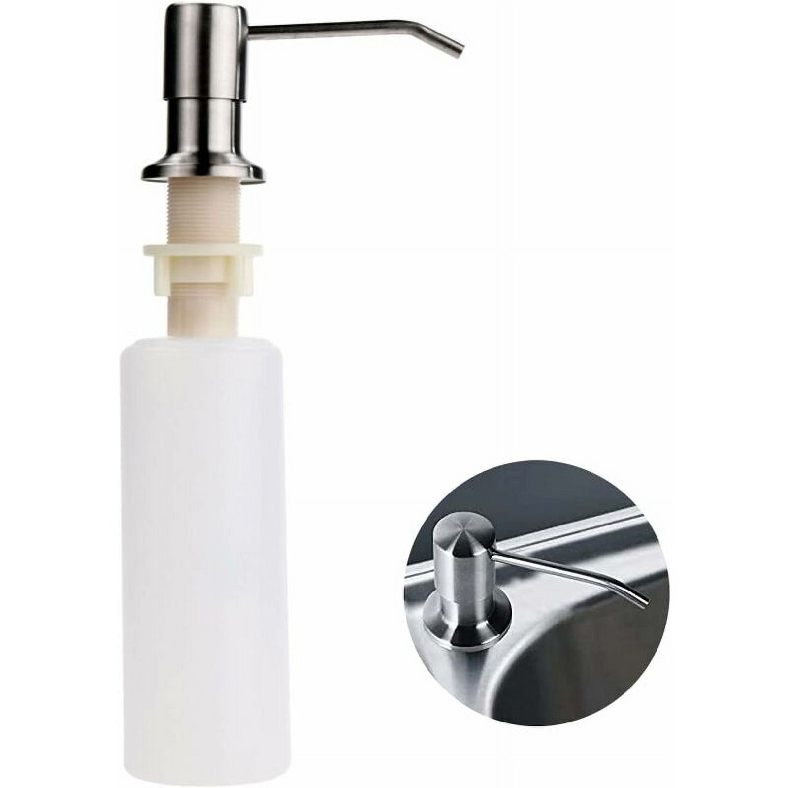 Kitchen Sink Soap Dispenser Stainless Steel BuiltIn Kitchen Soap
