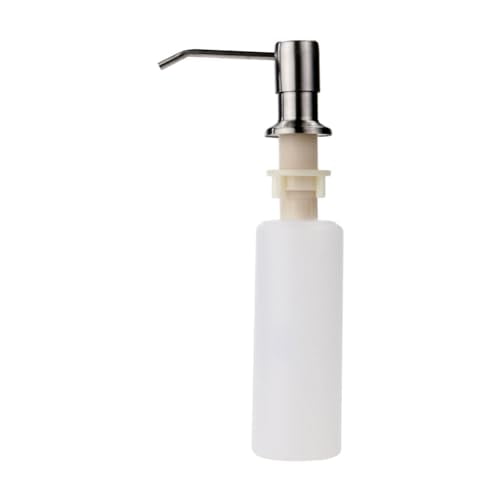 Kitchen Sink Soap Dispenser Stainless Steel Built in Soap Dispenser Brushed Nickel Countertop Dispenser Pump with Soap Bottle