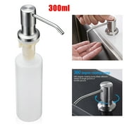 Kitchen Sink Soap Dispenser ,Stainless Steel Liquid Hand Lotion Shampoo Dispenser Pump Built in