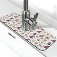 Kitchen Sink Splash Guard Faucet Mat 1 PC Harry Potter Super Absorbent