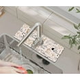 thumbnail image 1 of Kitchen Sink Splash Guard Faucet Mat -1 PC Super Absorbent Fast Drying Mat Sink Gadgets-Splash Guard Behind Faucet Drip Catcher for Kitchen, Bathroom,Sink Mat, Dish Drying Mat, Bathroom(15" X 5.5" ), 1 of 6