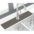thumbnail image 1 of Kitchen Sink Splash Guard Faucet Mat -1 PC Super Absorbent Fast Drying Mat Sink Gadgets-Splash Guard Behind Faucet Drip Catcher for Kitchen, Bathroom,Sink Mat, Dish Drying Mat, Bathroom(23.5" X 5.5" ), 1 of 5