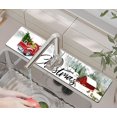 thumbnail image 1 of Kitchen Sink Splash Guard Faucet Mat -1 PC Super Absorbent Fast Drying Mat Sink Gadgets-Splash Guard Behind Faucet Drip Catcher for Kitchen, Bathroom,Sink Mat, Dish Drying Mat, Bathroom(23.5" X 5.5" ), 1 of 6