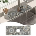 thumbnail image 1 of Kitchen Sink Splash Guard Faucet Mat 15" X 5.5" Mandala Absorbent Fast Drying Mat Faucet Draining Mat Sink Splash Guard Behind Faucet Drip Catcher for Kitchen Bathroom, 1 of 6