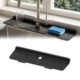 Kitchen Sink Splash Guard Silicone Faucet Mat Drain Pad Foldable Drying ...