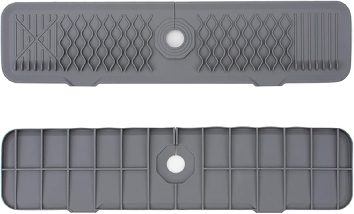 Kitchen Sink Splash Guard, Upgrade 24 Inch Sink Splash Guard Silicone