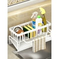 thumbnail image 1 of Kitchen Sink Sponge Holder, Dish Cloth Hanger, Countertop Sponge Rack, Sink Organizer Shelf, 1 of 5