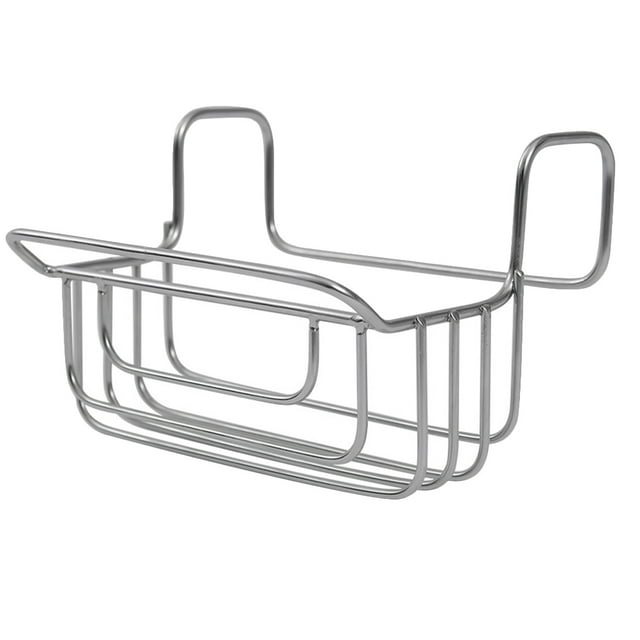 Kitchen Sink Sponge Holder Stainless Steel Sink Hanging Basket Soap