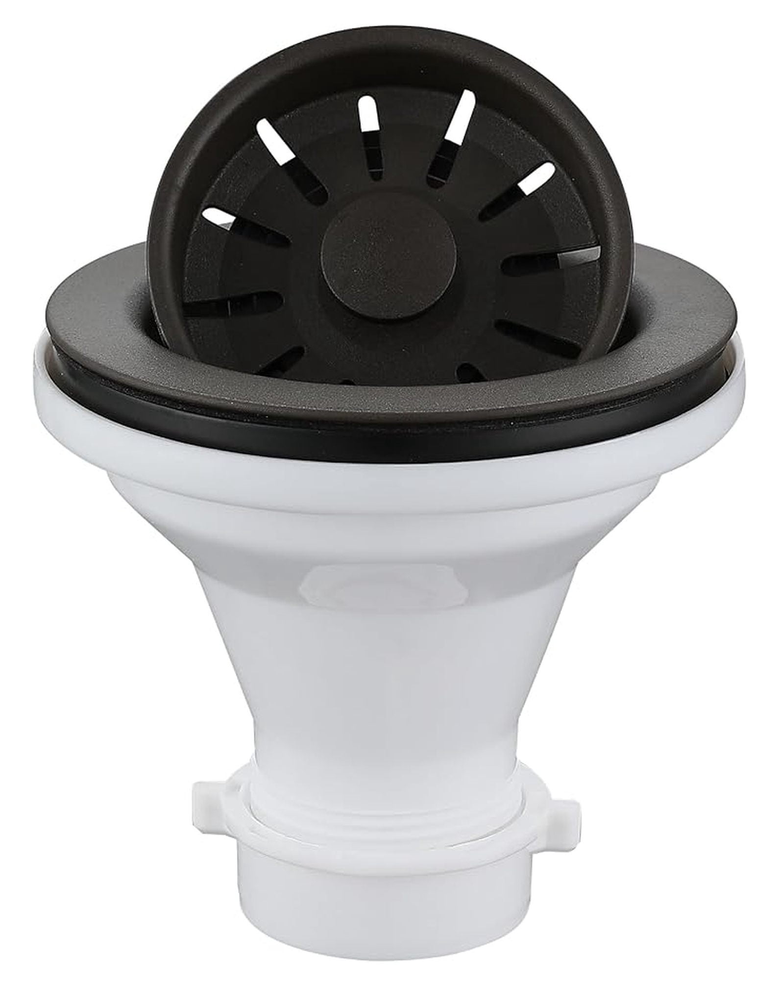Kitchen Sink Strainer 3-1/2 Inch, Brown Basket Strainer Replacement, Durable Plastic Drain Strainer, Food Catcher for Kitchen Sink, Sink Stopper