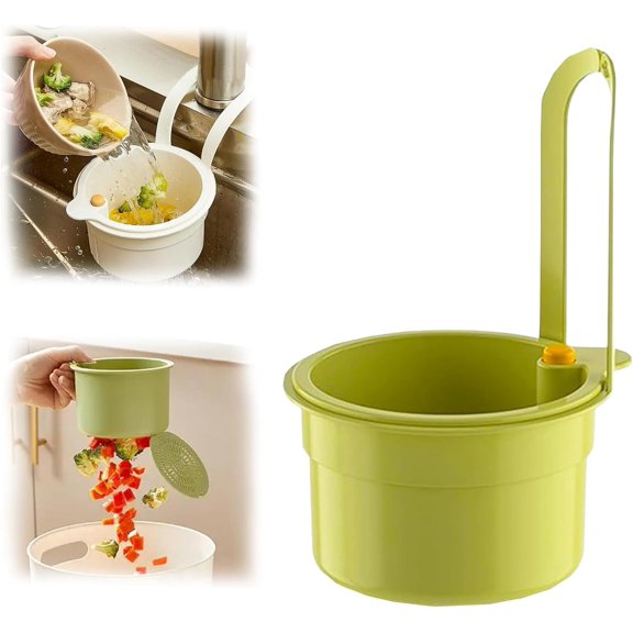 Kitchen Sink Strainer Basket, Suction Cup, Press, Hanging