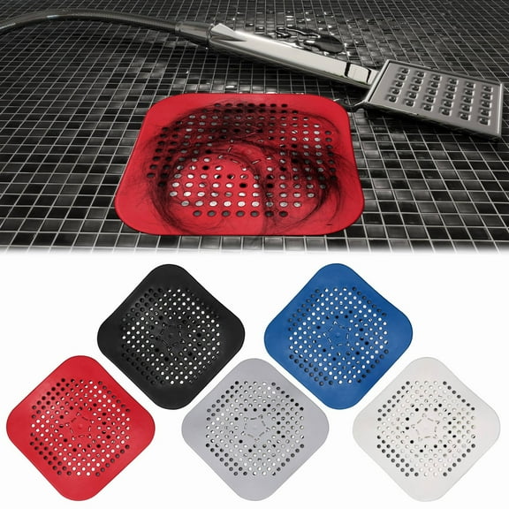 Kitchen Sink Strainer Drain Cover with Fine Mesh Filter, Easy Clean Design, Prevents Clogs and Odors, Universal Fit for Most Standard Sinks in Home Kitchens, UKHBMC | Black