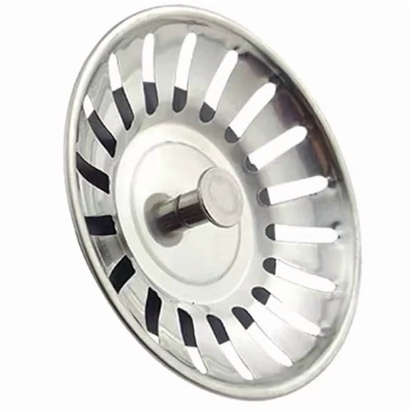 Kitchen Sink Strainer Drain Plug for Basin Stainless Steel Sink Waste Plug Filter Anti-Clogging Floor Drain Drain Filter,1 * Filter