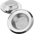thumbnail image 1 of Kitchen Sink Strainer - Food Catcher for Sink Drains - Stainless Steel - 2 Pack - 4.5 Inch Diameter, 1 of 7