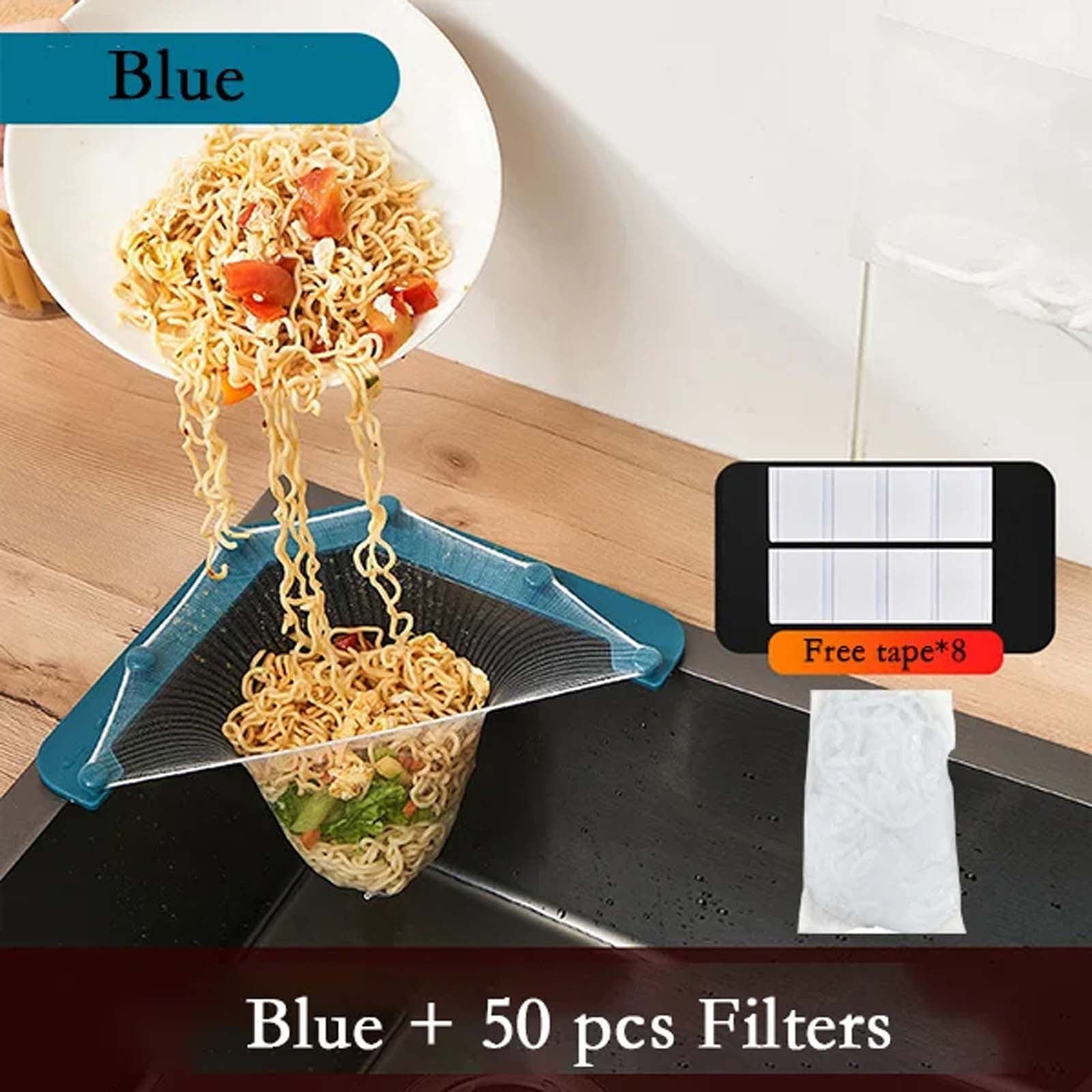 200 Pcs Kitchen Sink Strainer Bags - Elastic Mesh Drain Filter Covers For Sink & Shower (White, 3.5" Stretches To 7.1") - View #4