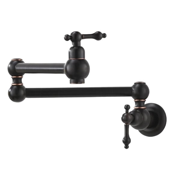 Kitchen Sink Tap Filler Pot Filler Faucet Mixer Faucet Basin Faucets Single Handle Wall Mounted Foldable Brushed Classic