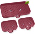 thumbnail image 1 of Kitchen Sink Tray,Sponge Holder for Kitchen Sink Self Draining Kitchen Soap Tray Premium Silicone Soap Holder for Bathroom Kitchen Counter Sink Caddy Organizer for Dish Soap Bottle,Soap Dispenser, 1 of 7