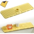 thumbnail image 1 of Kitchen Sink Upgraded Tap Mat, 2024 New Silicone Sink Splash Guard, Kitchen Sink Splash Guard Area, Suitable for A Wide Range of Venues with Matching Sizes (grey), 1 of 5