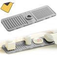 thumbnail image 1 of Kitchen Sink Upgraded Tap Mat, 2024 New Silicone Sink Splash Guard, Kitchen Sink Splash Guard Area, Suitable for A Wide Range of Venues with Matching Sizes (grey), 1 of 5
