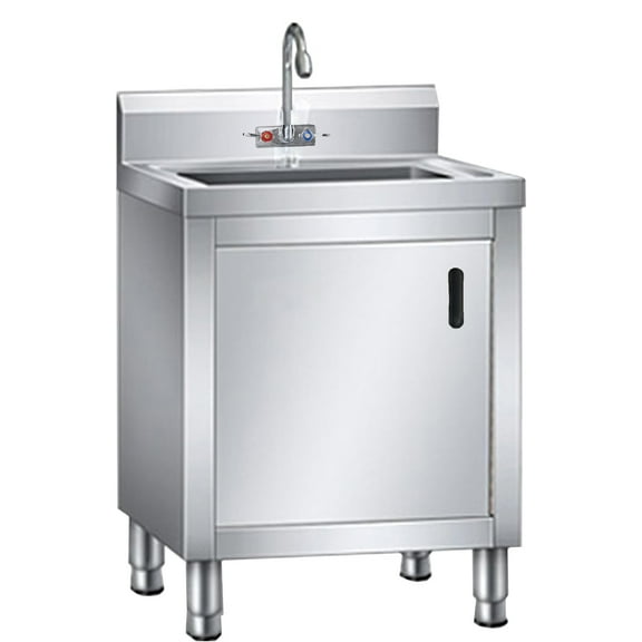 Kitchen Sink with Cabinet Stainless Steel Sink, Free Standing Kitchen Sink Cabinet, for Laundry Room,Bathroom and Kitchen