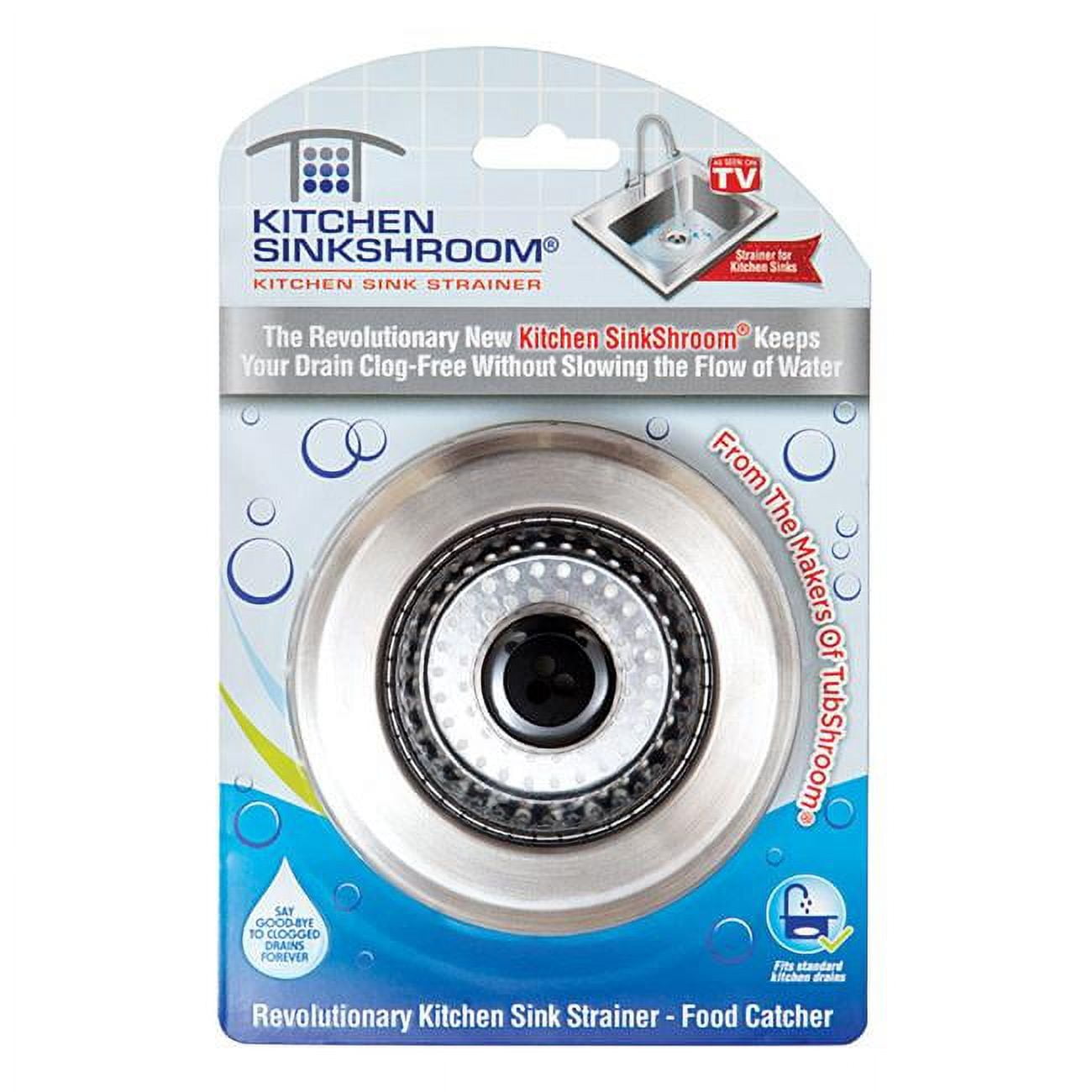 Black Stainless Steel Ergonomic Kitchen Sink Strainer
