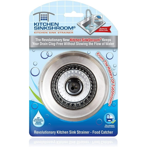 Kitchen SinkShroom the Amazing Kitchen Sink Strainer and Food Catcher that Keeps Your Drain Clog