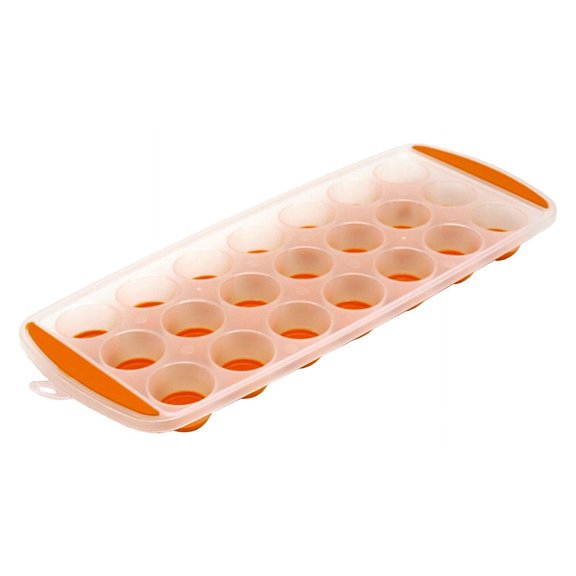 Kitchen Solutions 21 Section Silicone Ice Cube Tray (Assorted Colors)